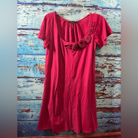 Lucky Brand Pink Short Sleeve Dress - Size Small - Picture 1 of 4